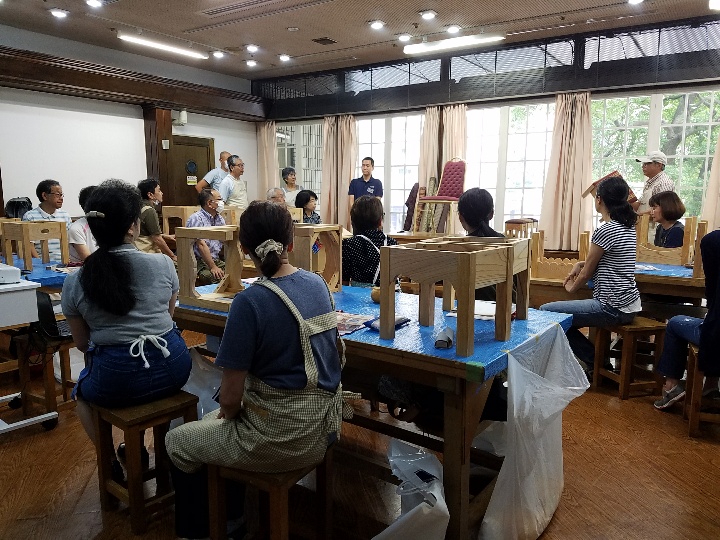 横浜市技能文化会館にて木工教室　WORKSHOP開催